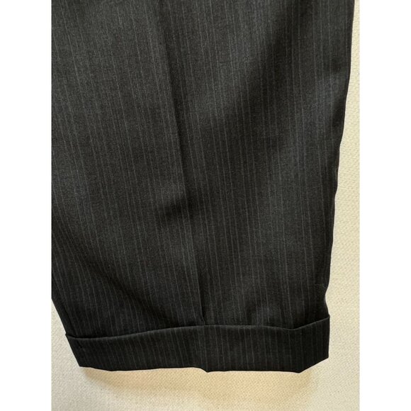 Jos. A. Bank Mens 2-Button Blazer Pleat Front Pant Wool 2-Piece Suit Sz 46L Gray - Picture 5 of 16